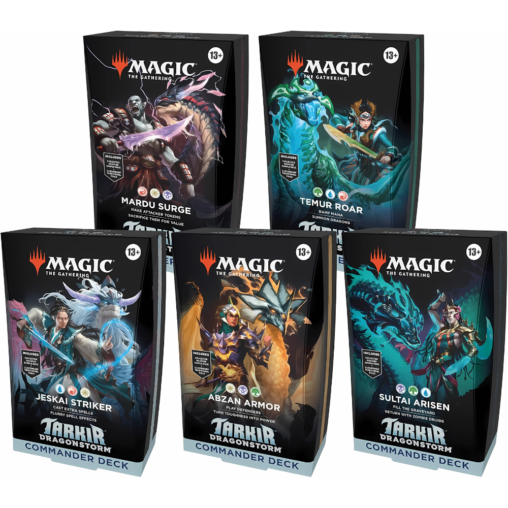 Magic: The Gathering - Tarkir Dragonstorm - Commander Deck - Full Set