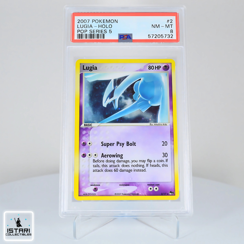 PSA8 - Lugia holo - Pop Series 5 - Pokémon - 2007