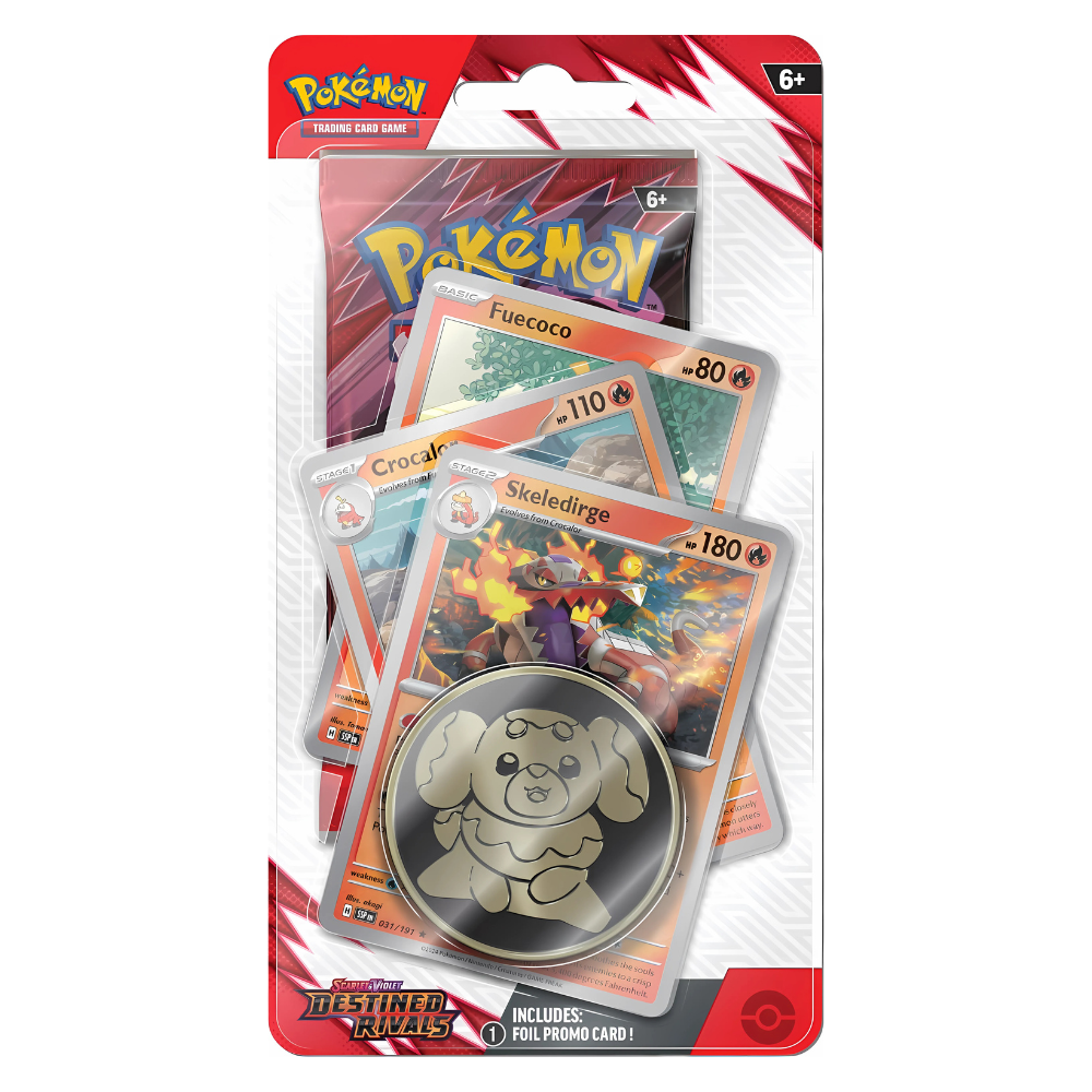 Pokémon - Scarlet & Violet - Destined Rivals - Premium Checklane Blister - Bundle