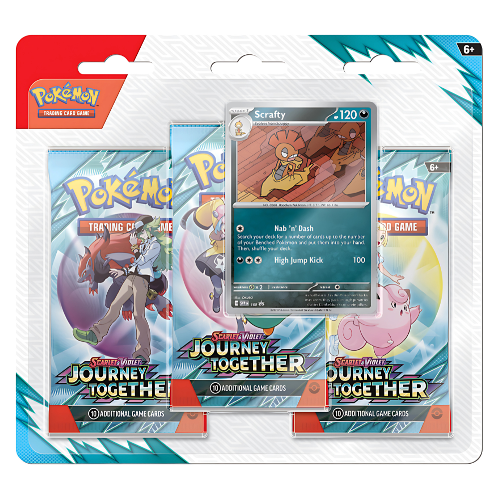 Pokémon - Scarlet & Violet - Journey Together -3 Pack Blister