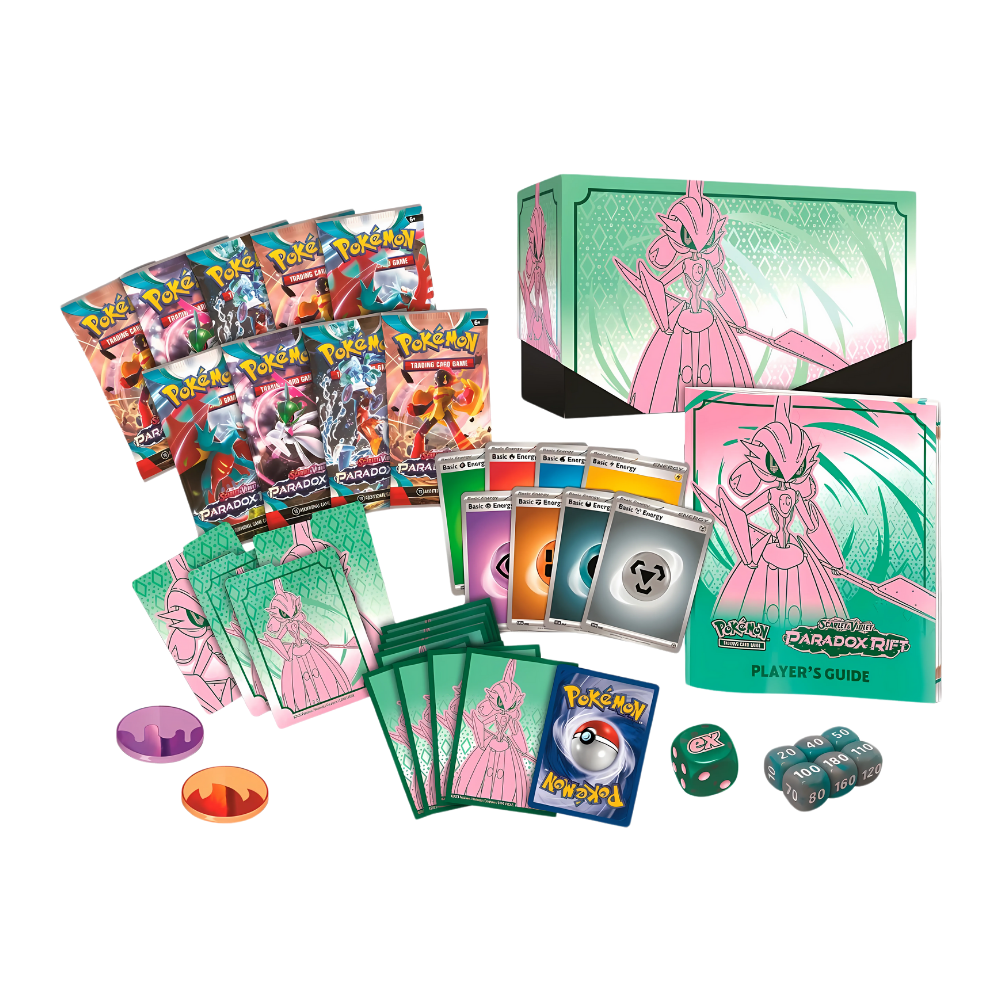 Pokémon - Scarlet & Violet - Paradox Rift - Elite Trainer Box (Iron Valiant)