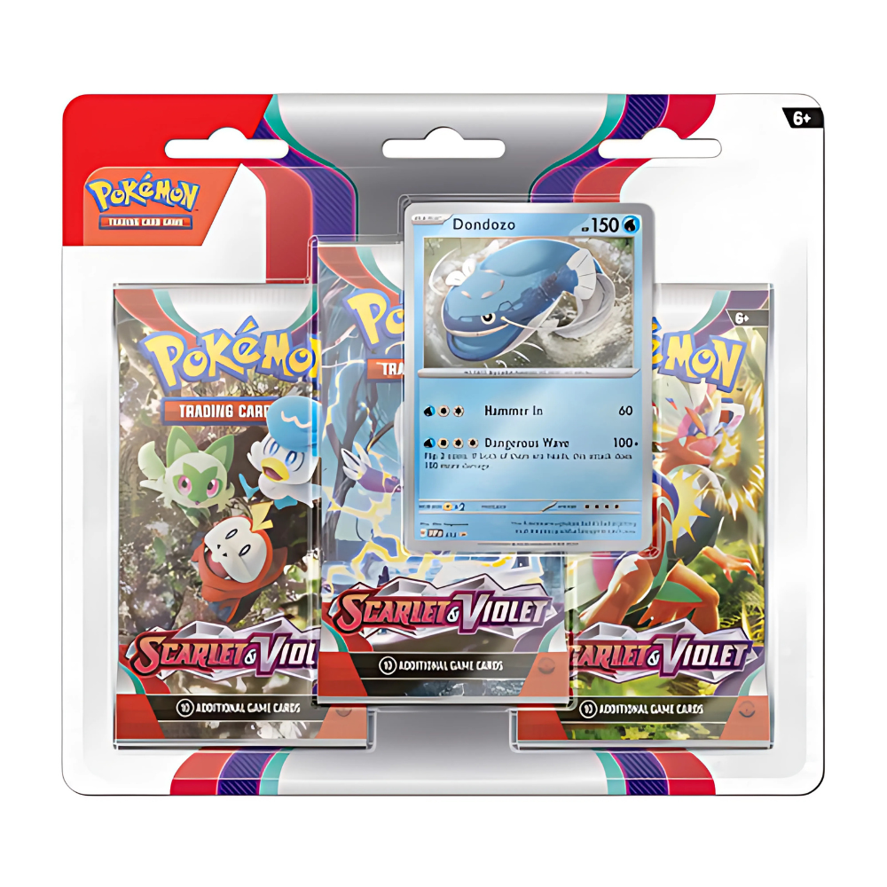 Pokémon - Scarlet & Violet - Base Set - 3 Pack Blister