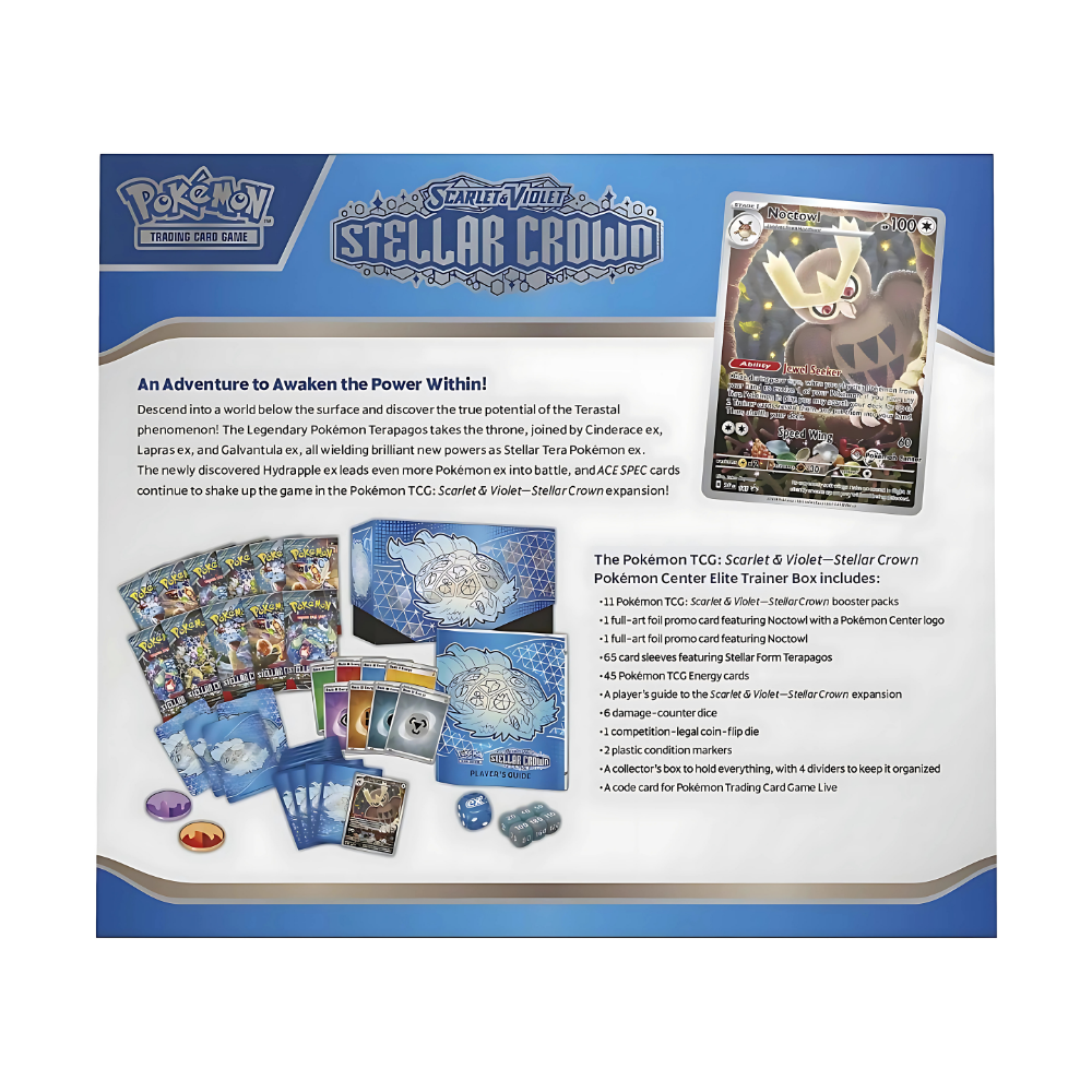 Pokémon - Scarlet & Violet - Stellar Crown - Elite Trainer Box