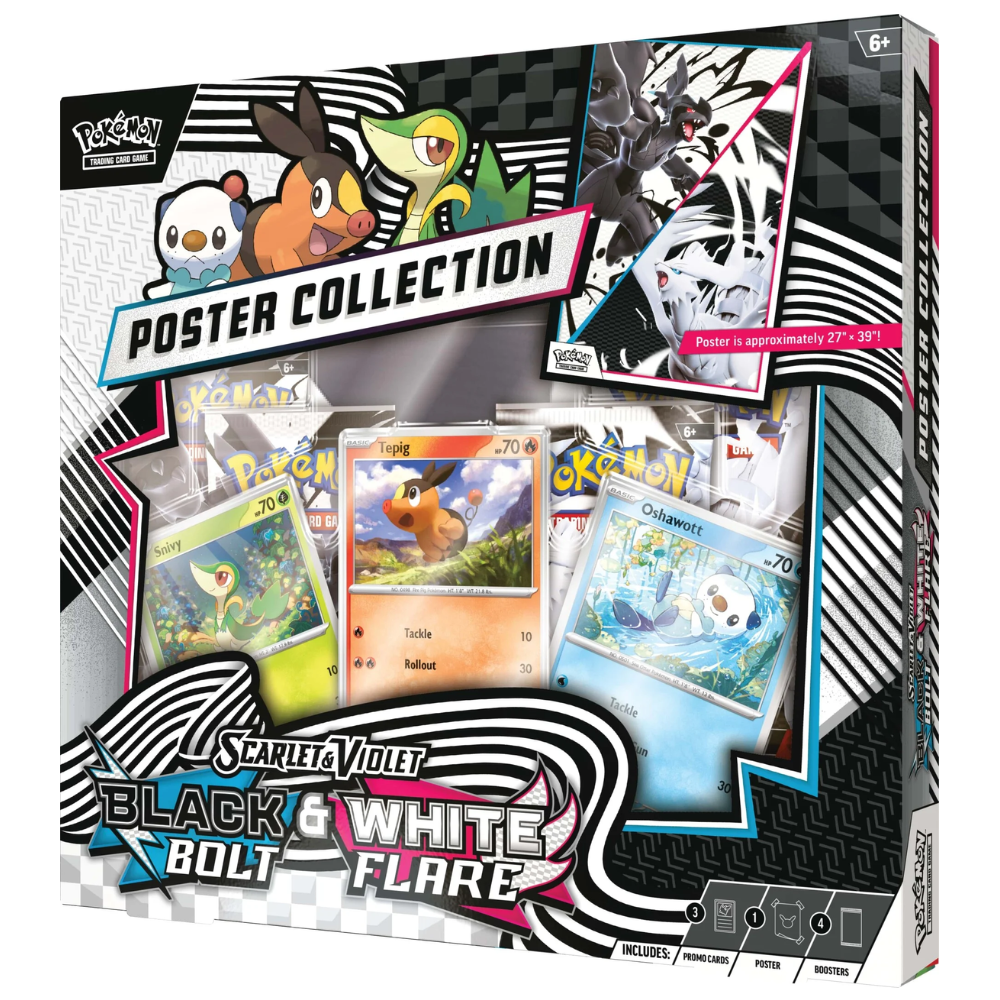 Pokémon - Scarlet & Violet - Black Bolt & White Flare - Poster Collection