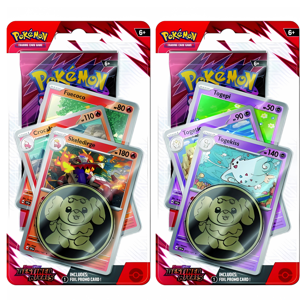 Pokémon - Scarlet & Violet - Destined Rivals - Premium Checklane Blister - Bundle