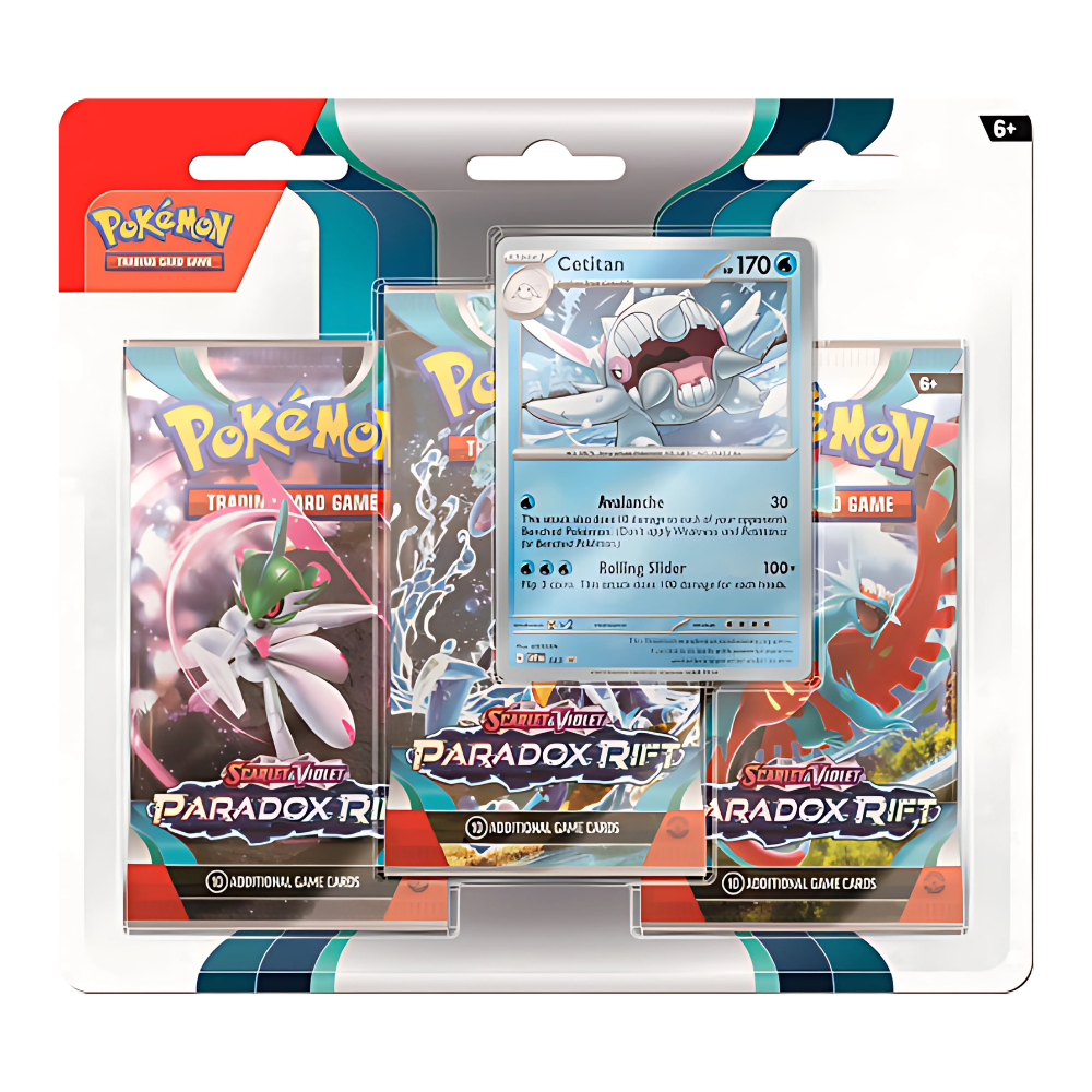 Pokemon - Scarlet & Violet - Paradox Rift - 3 Pack Blister