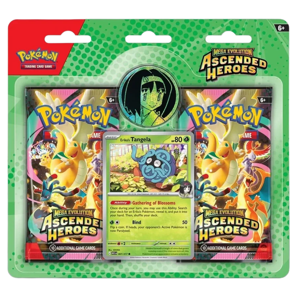 Pokémon - Mega Evolution - Ascending Heroes - 2 Pack Blister (Tangela)