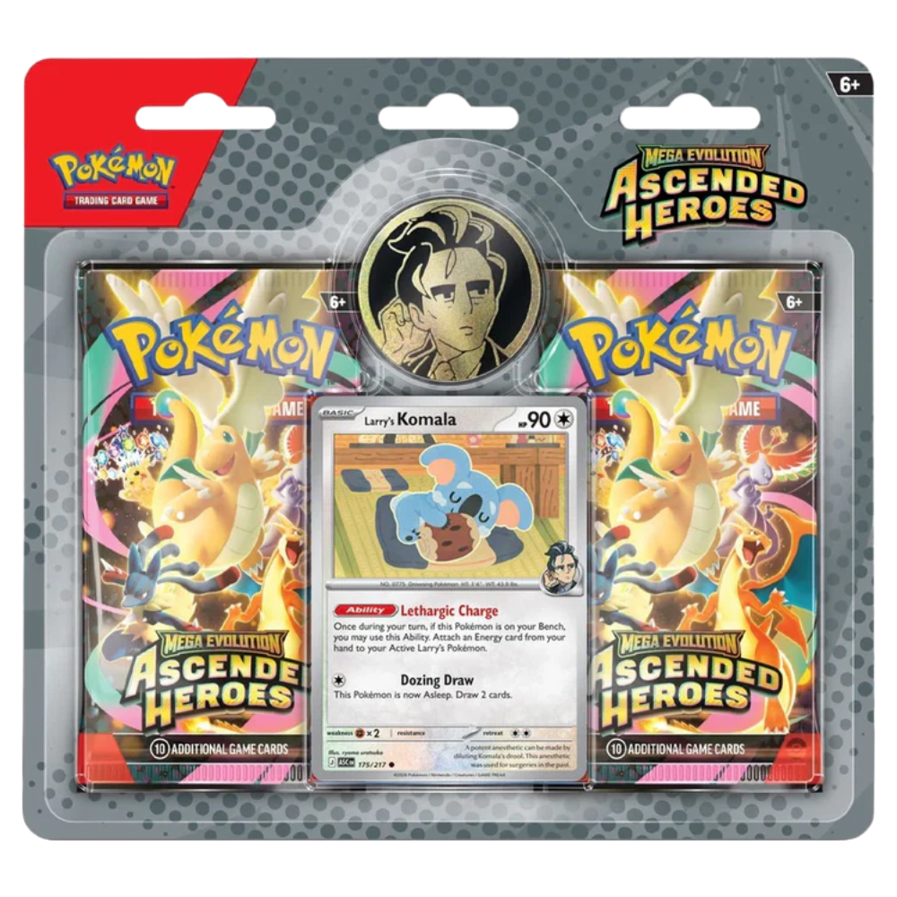 Pokémon - Mega Evolution - Ascending Heroes - 2 Pack Blister (Komala)