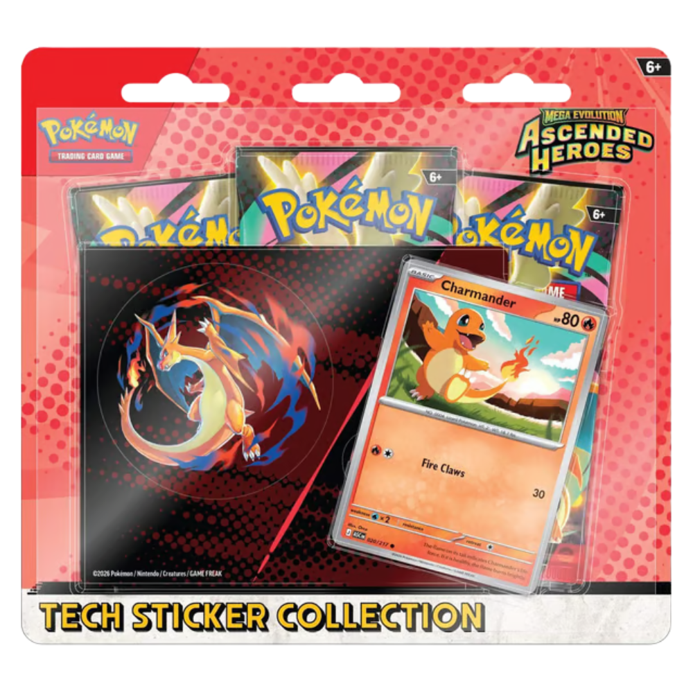 Pokémon - Mega Evolution - Ascending Heroes - Tech Sticker (Mega Charizard)