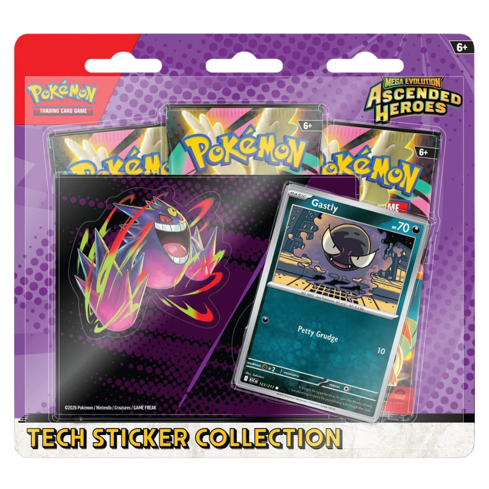 Pokémon - Mega Evolution - Ascending Heroes - Tech Sticker (Mega Gengar)