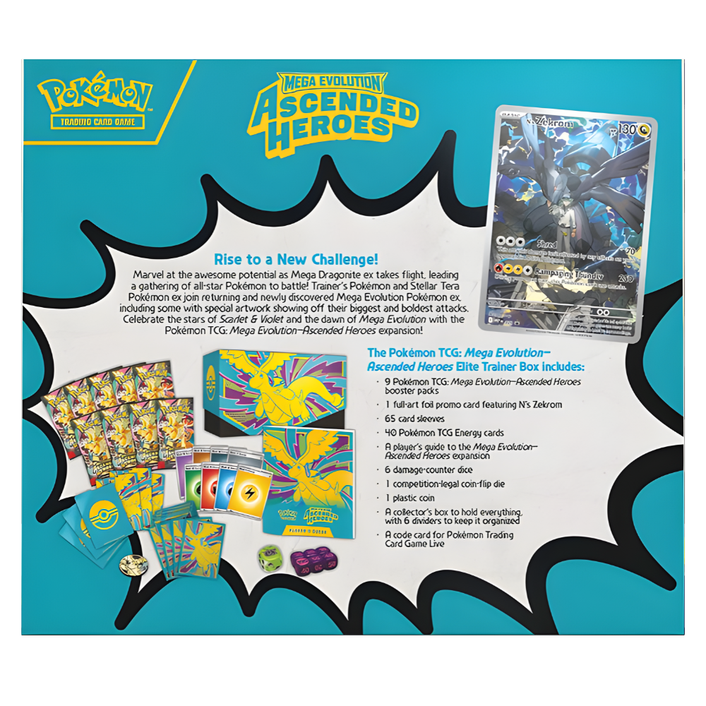 Pokémon - Mega Evolution - Ascending Heroes - Elite Trainer Box