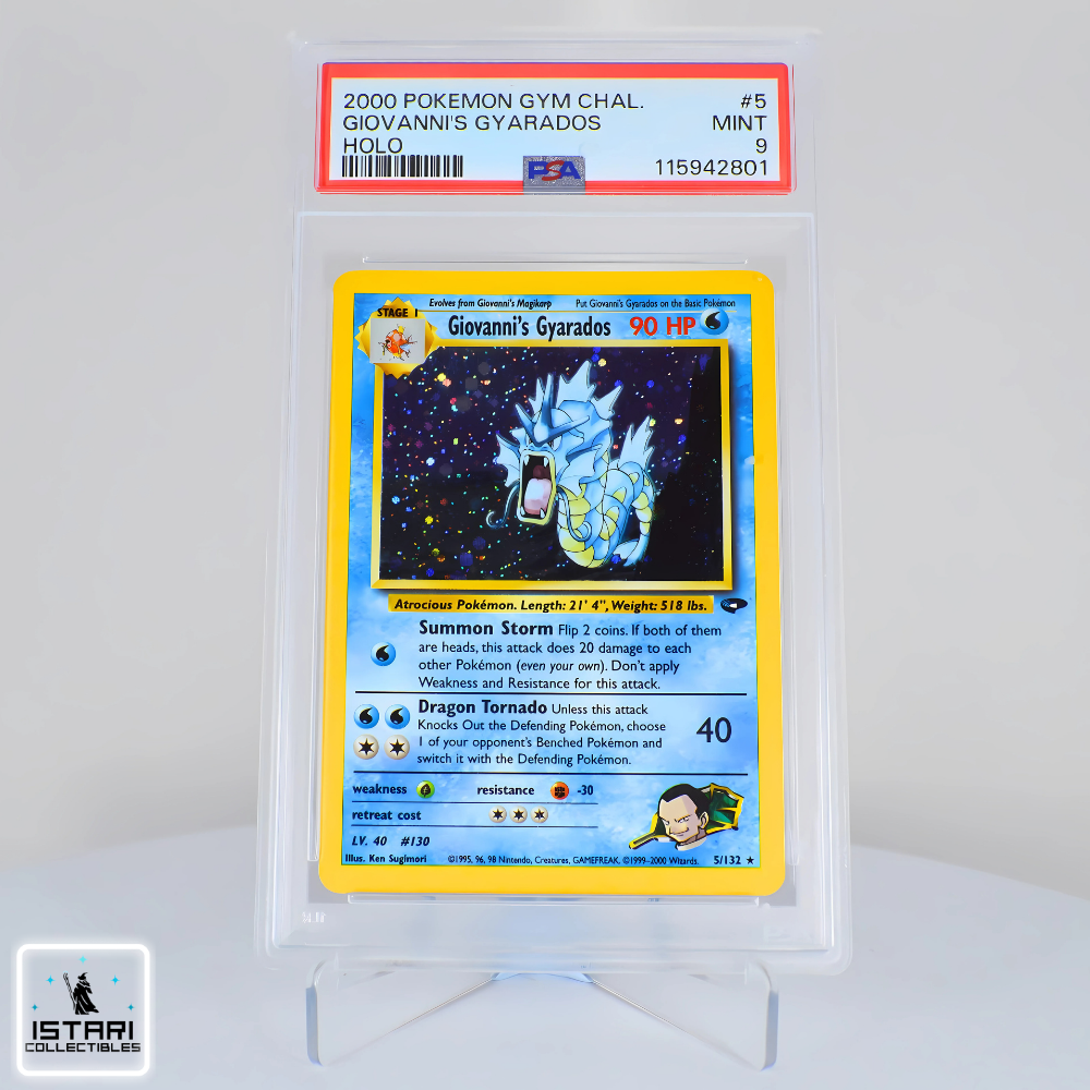 PSA 9 - Giovanni's Gyarados - Gym Challenge - Pokémon - 2000