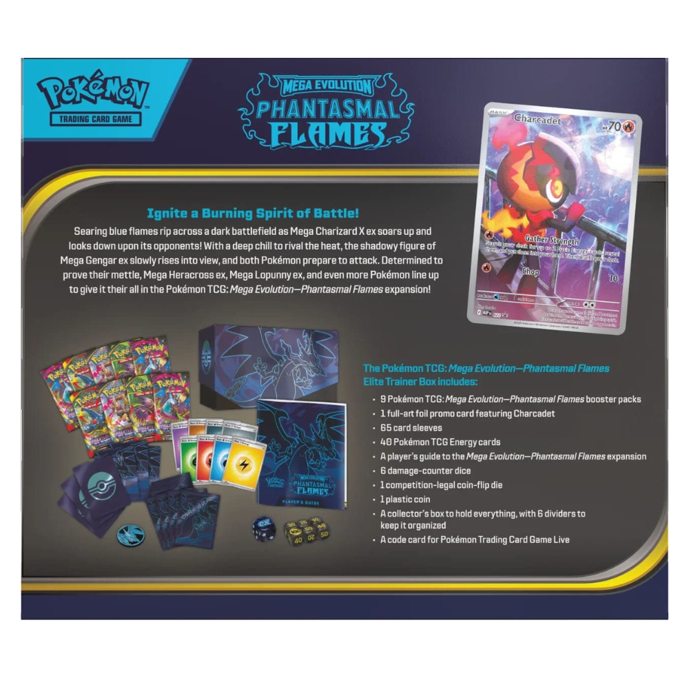 Pokémon - Mega Evolution - Phantasmal Flames - Elite Trainer Box