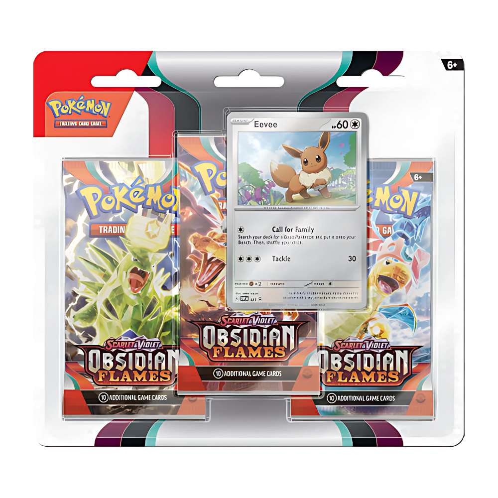 Pokémon - Scarlet & Violet - Obsidian Flames - 3 Pack Blister