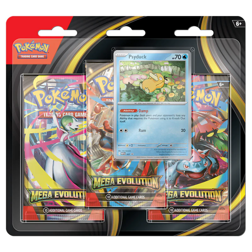 Pokémon - Mega Evolution - Base Set - 3 Pack Blister (Psyduck)