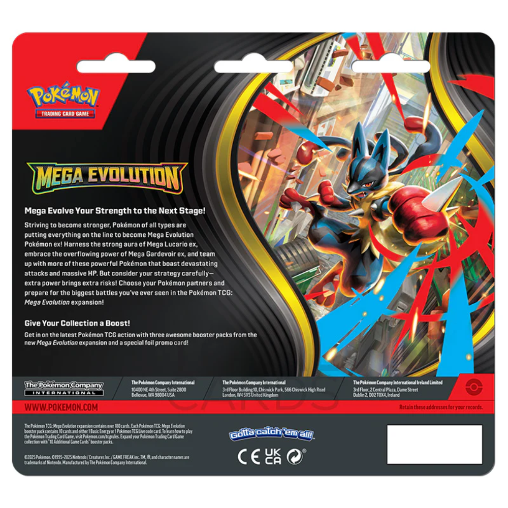 Pokémon - Mega Evolution - Base Set - 3-Pack Blister (Golduck)